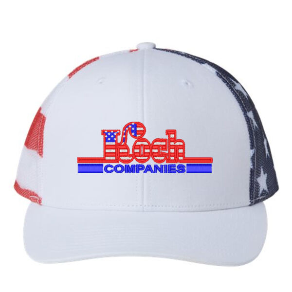 Kati - Printed Mesh Trucker Cap - Embroidered Logo Thumbnail