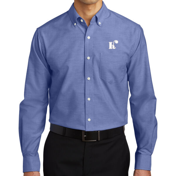 **CLOSEOUT ITEM** SuperPro  Oxford Shirt - Embroidered Logo Thumbnail