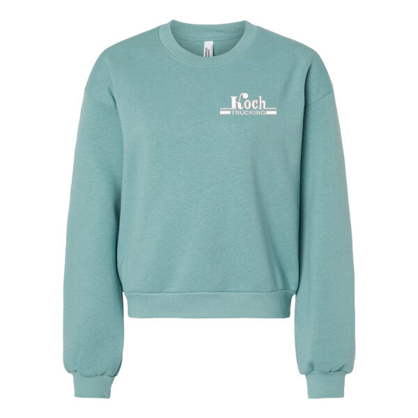 **CLOSEOUT ITEM** ReFlex Women's Fleece Crewneck Sweatshirt - Embroidered Logo Thumbnail