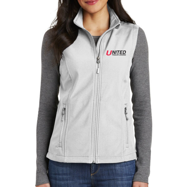 **CLOSEOUT ITEM** Ladies Core Soft Shell Vest - Embroidered Logo Thumbnail