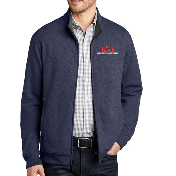 **CLOSEOUT ITEM** Interlock Full Zip - Embroidered Logo Thumbnail