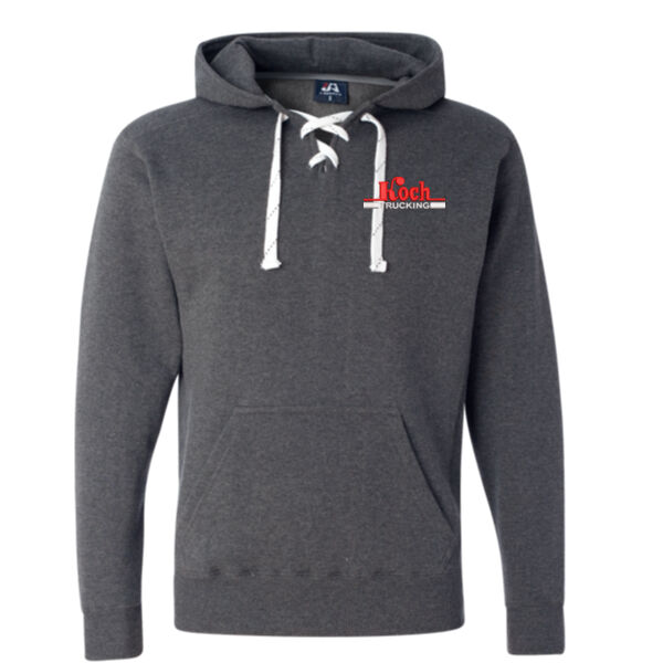 **CLOSEOUT ITEM** Sport Lace Hooded Sweatshirt - Embroidered Logo Thumbnail